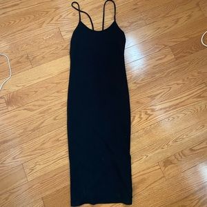 Open Back detail midi dress